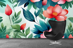 Flower Wallpaper Set 8 - Digital Paper Collection Product Image 2