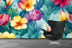 Flower Wallpaper Set 8 - Digital Paper Collection Product Image 4