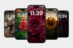Aesthetic Vintage Flower Android iphone Wallpaper Pack Product Image 4