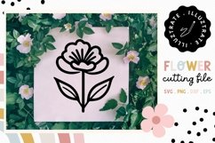 Flower SVG Cut File | Daisy SVG Cut File | Daisy Clipart Product Image 1