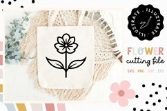 Flower SVG Cut File | Daisy SVG Cut File | Daisy Clipart Product Image 1