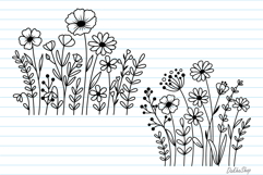 Flower Svg, Flower Meadow Svg, Wildflower Svg, flowers Svg. Product Image 3