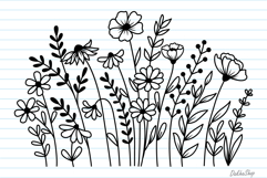 Flower Svg, Flower Meadow Svg, Wildflower Svg, flowers Svg. Product Image 4