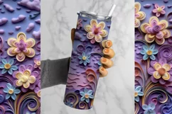 Flowered Tumbler Wrap, 20 oz tumbler wrap, Flowered Tumbler Wrap, Flowered Png