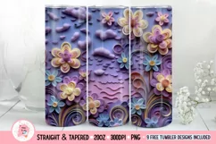 Flowered Tumbler Wrap, 20 oz tumbler wrap, Flowered Tumbler Wrap, Flowered Png