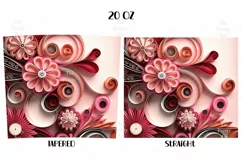 Flowered Tumbler Wrap, 20 oz tumbler wrap, Flowered Tumbler Wrap, Flowered Png