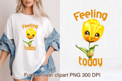 Groovy flower PNG clipart | Whimsical floral sublimation Product Image 1
