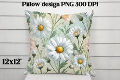 Flower pattern pillow design | Flower digital paper Product Image 1