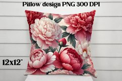 Flower pattern pillow design | Flower digital paper Product Image 1