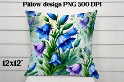 Flower pattern pillow design | Flower digital paper Product Image 1