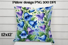 Flower pattern pillow design | Flower digital paper Product Image 1