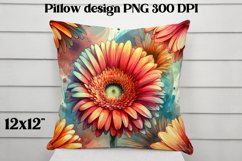Flower pattern pillow design | Flower digital paper Product Image 1