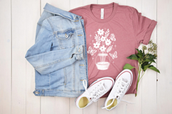 Paper cut flowers / Flowers SVG File Product Image 3