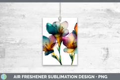 GorgeousFlowers 01 Alcohol Ink Air Freshener design.