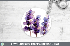 GorgeousFlowers 01 Alcohol Ink Keychain design.