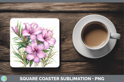 GorgeousFlowers 01 Square Coaster design.