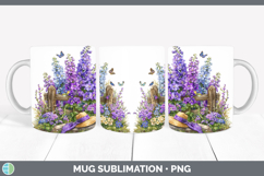GorgeousFlowers 01 Bandana Summer Mug Wrap design.