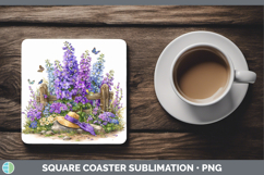 GorgeousFlowers 01 Bandana Summer Square Coaster design.