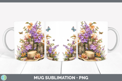 GorgeousFlowers 01 Bandana Summer Mug Wrap design.