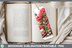 GorgeousFlowers 01 Bandana Summer Bookmark design.