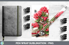 GorgeousFlowers 01 Bandana Summer Pen Wrap design.
