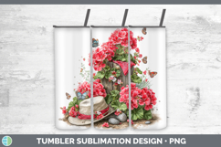 GorgeousFlowers 01 Bandana Summer Tumbler design.