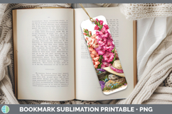 GorgeousFlowers 01 Bandana Summer Bookmark design.