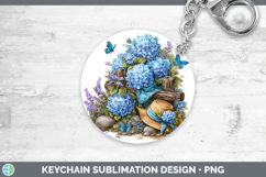 GorgeousFlowers 01 Bandana Summer Keychain design.