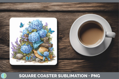 GorgeousFlowers 01 Bandana Summer Square Coaster design.