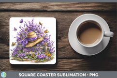 GorgeousFlowers 01 Bandana Summer Square Coaster design.