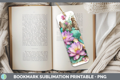 GorgeousFlowers 01 Bandana Summer Bookmark design.