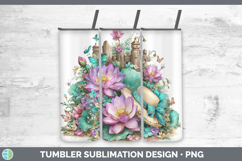 GorgeousFlowers 01 Bandana Summer Tumbler design.