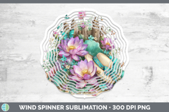 GorgeousFlowers 01 Bandana Summer Wind Spinner design.