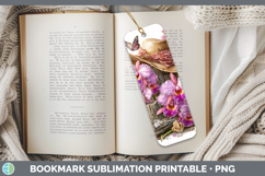 GorgeousFlowers 01 Bandana Summer Bookmark design.