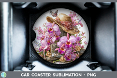 GorgeousFlowers 01 Bandana Summer Car Coaster design.