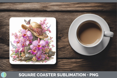 GorgeousFlowers 01 Bandana Summer Square Coaster design.
