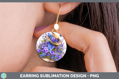 GorgeousFlowers 01 Bandana Summer Round Earrings design.