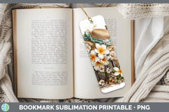 GorgeousFlowers 01 Bandana Summer Bookmark design.
