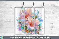 GorgeousFlowers 01 Beach Tumbler design.