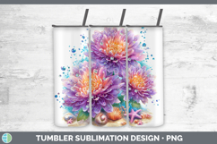 GorgeousFlowers 01 Beach Tumbler design.