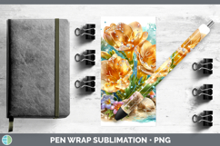 GorgeousFlowers 01 Beach Pen Wrap design.