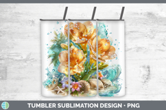 GorgeousFlowers 01 Beach Tumbler design.