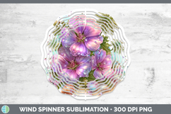 GorgeousFlowers 01 Beach Wind Spinner design.