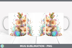 GorgeousFlowers 01 Beach Mug Wrap design.