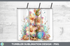 GorgeousFlowers 01 Beach Tumbler design.