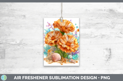 GorgeousFlowers 01 Beach Air Freshener design.