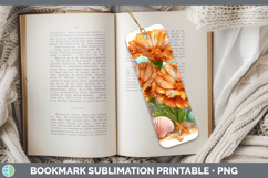 GorgeousFlowers 01 Beach Bookmark design.