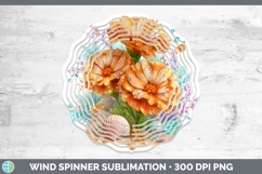 GorgeousFlowers 01 Beach Wind Spinner design.