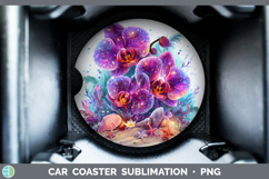 GorgeousFlowers 01 Beach Car Coaster design.