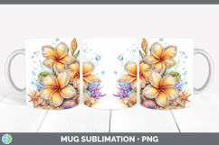 GorgeousFlowers 01 Beach Mug Wrap design.